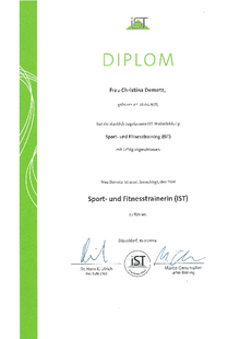 Diplom Sport- und Fitnesstrainerin Christina Demetz